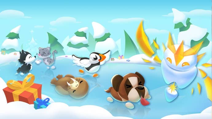 Artwork for the Roblox game Adopt Me, showing some of the game's cute animal characters players can collect.