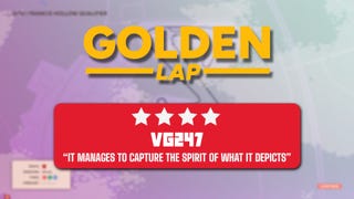 A review header for Golden Lap.