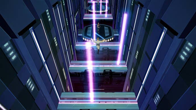 Obi-Wan Kenobi platforming - Star Wars: Jedi Power Battles