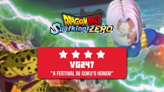 A DRAGON BALL SPARKING ZERO HEADER THAT READS: "A FESTIVAL IN GOKU'S HONOR", 4 STARS