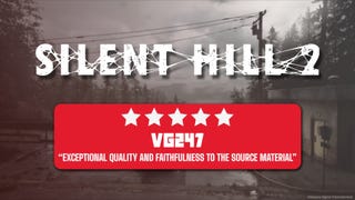 A five start review score for Silent Hill 2 is shown alongside the game's logo